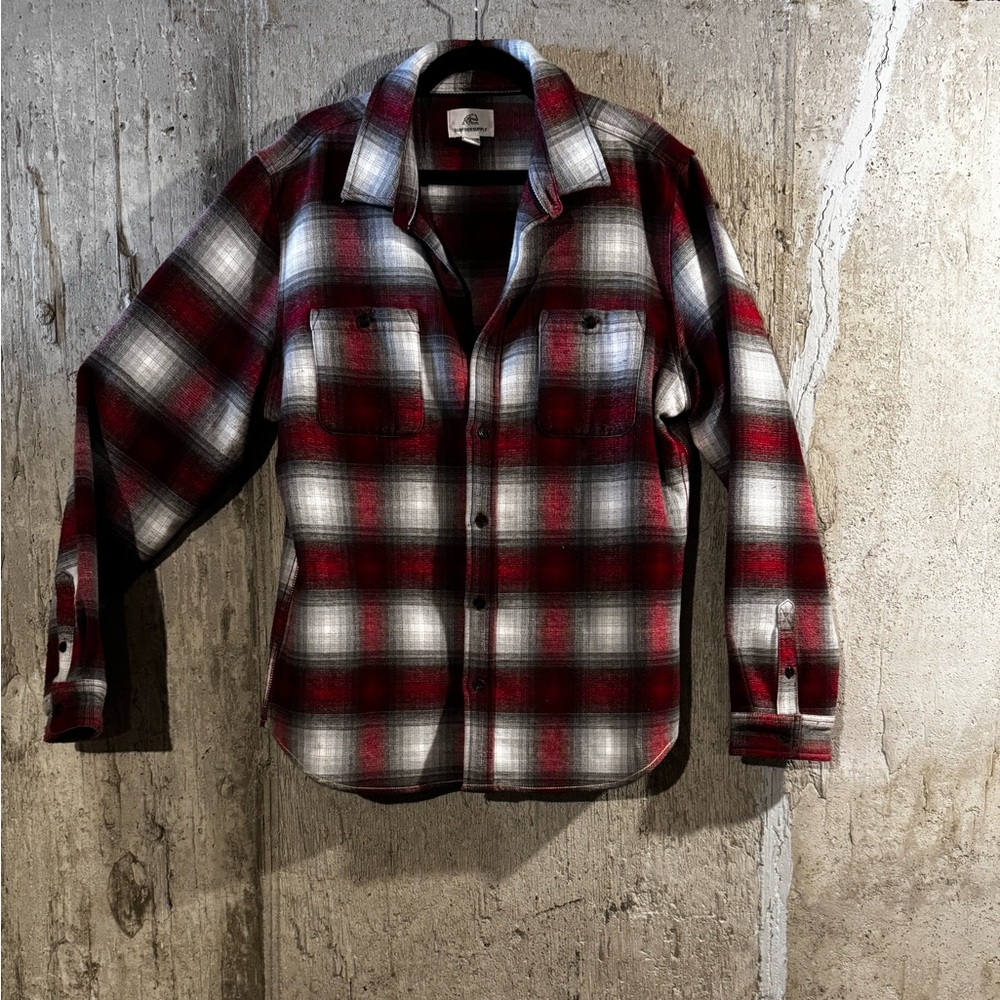 Surfside Supply Men’s Flannel Button Down Jacket
